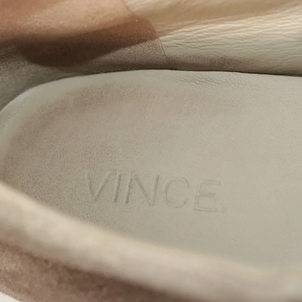 Vince Womens Viktor Slip On Shoes Size 9.5 Tan Beige Suede‎ Casual Loafers Comfy